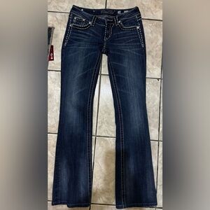 Miss Me Women's Dark Blue Boot Cut Jeans